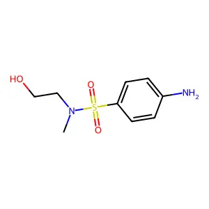 4-amino-N-(2-hydroxyethyl)-N-methylbenzenesulfonamide structure