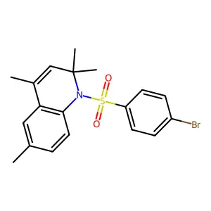 1-[(4-Bromophenyl)sulfonyl]-2,2,4,6-tetramethyl-1,2-dihydroquinoline structure