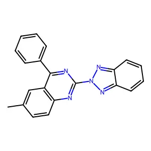 2-Benzotriazol-2-yl-6-methyl-4-phenyl-quinazoline structure