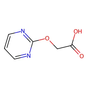 2-(Pyrimidin-2-yloxy)acetic acid structure