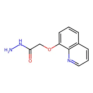 2-(Quinolin-8-yloxy)acetohydrazide structure