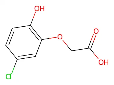 2-(5-Chloro-2-hydroxyphenoxy)acetic acid structure
