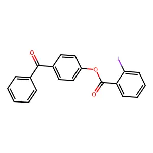 4-Benzoylphenyl 2-iodobenzoate structure