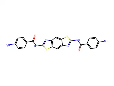 Benzamide, N,Na(2)-benzo[1,2-d:4,5-da(2)]bisthiazole-2,6-diylbis[4-amino- structure