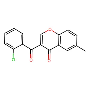 3-(2-Chlorobenzoyl)-6-methylchromen-4-one structure
