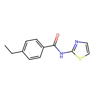 4-ethyl-N-(1,3-thiazol-2-yl)benzamide structure