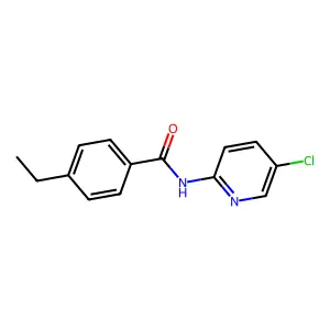 N-(5-chloropyridin-2-yl)-4-ethylbenzamide structure