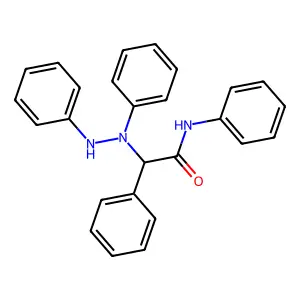 2-(1,2-Diphenylhydrazino)-N,2-diphenylacetamide structure