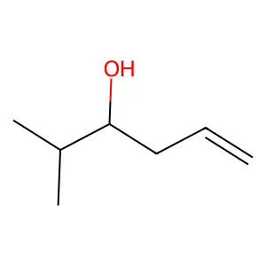 2-Methyl-5-hexen-3-ol structure
