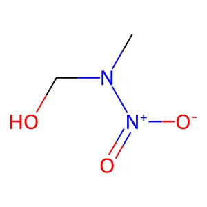 Methanol, (methylnitramino)- structure