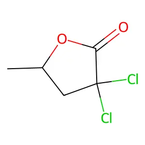 3,3-Dichloro-5-methyloxolan-2-one structure
