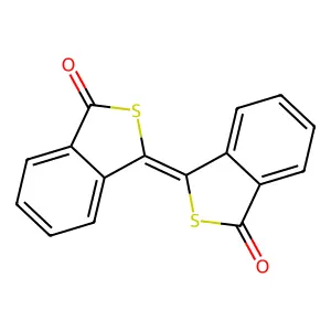 Benzo[c]thiophen-1(3H)-one, 3-(3-oxobenzo[c]thien-1(3H)-ylidene)- structure