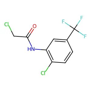 2-chloro-N-[2-chloro-5-(trifluoromethyl)phenyl]acetamide structure
