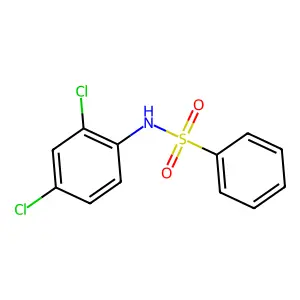 N-(2,4-二氯苯基)苯磺酰胺 structure