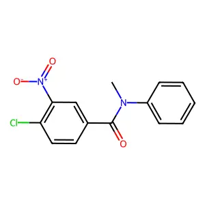 4-chloro-N-methyl-3-nitro-N-phenylbenzamide structure
