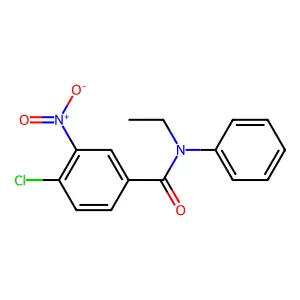 4-氯-N-乙基-3-硝基-N-苯基苯甲酰胺 structure