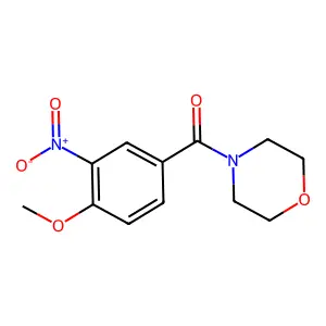 4-(4-Methoxy-3-nitrobenzoyl)morpholine structure