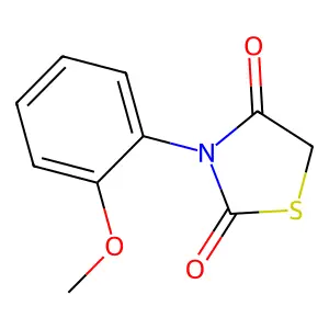 3-(2-Methoxyphenyl)-1,3-thiazolidine-2,4-dione structure