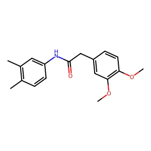 2-(3,4-dimethoxyphenyl)-N-(3,4-dimethylphenyl)acetamide structure