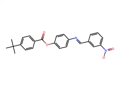 [4-[(3-Nitrophenyl)methylideneamino]phenyl] 4-tert-butylbenzoate structure