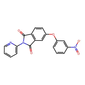 5-(3-Nitrophenoxy)-2-pyridin-2-ylisoindole-1,3-dione structure