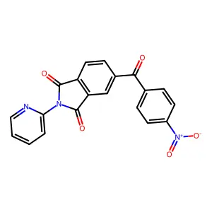 5-(4-Nitrobenzoyl)-2-pyridin-2-ylisoindole-1,3-dione structure