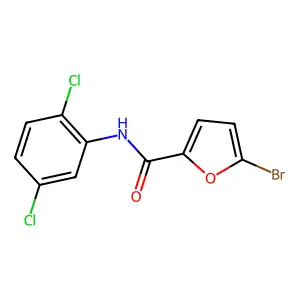 5-溴-N-(2,5-二氯苯基)呋喃-2-甲酰胺 structure