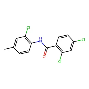 2,4-二氯-N-(2-氯-4-甲基苯基)苯甲酰胺 structure