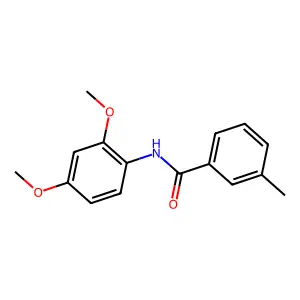 N-(2,4-dimethoxyphenyl)-3-methylbenzamide structure