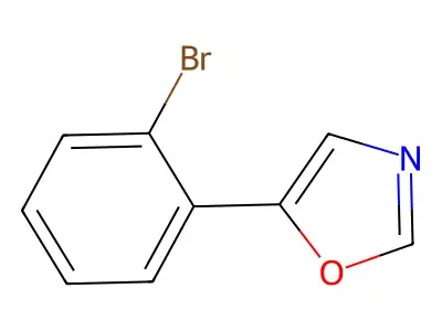 5-(2-Bromophenyl)-1,3-oxazole structure