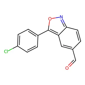 3-(4-氯苯基)苯并[c]异噁唑-5-甲醛 structure
