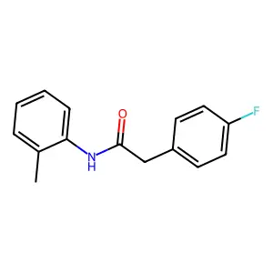 2-(4-氟苯基)-N-(2-甲基苯基)乙酰胺 structure