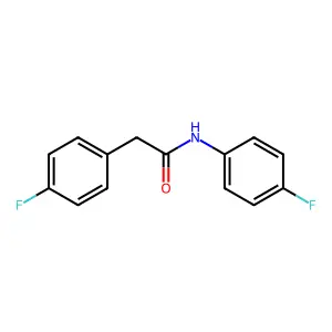 N,2-双(4-氟苯基)乙酰胺 structure
