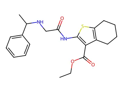 C21H26N2O3S structure