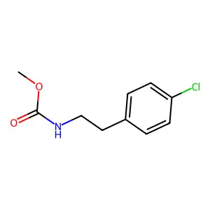 methyl N-[2-(4-chlorophenyl)ethyl]carbamate structure