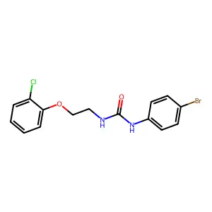 1-(4-Bromophenyl)-3-[2-(2-chlorophenoxy)ethyl]urea structure