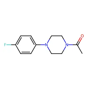1-[4-(4-Fluorophenyl)piperazin-1-yl]ethanone structure