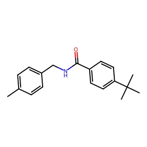 4-tert-Butyl-N-(4-methylbenzyl)benzamide structure