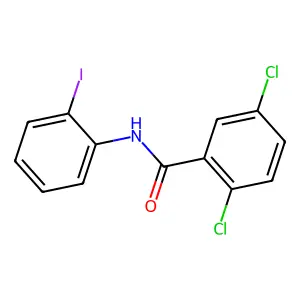 2,5-dichloro-N-(2-iodophenyl)benzamide structure