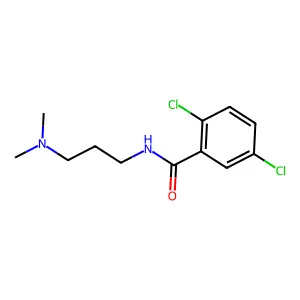 2,5-dichloro-N-[3-(dimethylamino)propyl]benzamide structure