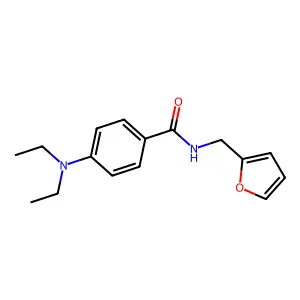 4-(diethylamino)-N-(furan-2-ylmethyl)benzamide structure