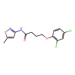 4-(2,4-Dichloro-phenoxy)-N-(5-methyl-isoxazol-3-yl)-butyramide structure