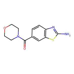 (2-Aminobenzothiazol-6-yl)morpholin-4-yl-methanone structure