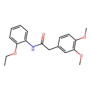 2-(3,4-dimethoxyphenyl)-N-(2-ethoxyphenyl)acetamide structure