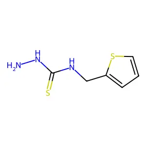 N-(2-Thienylmethyl)hydrazinecarbothioamide structure