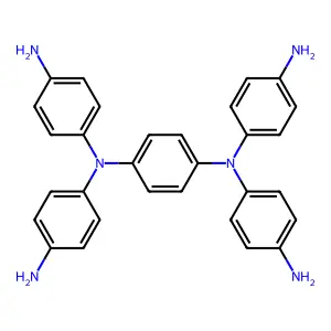 1,4-Benzenediamine, N1,N1,N4,N4-tetrakis(4-aminophenyl)- structure