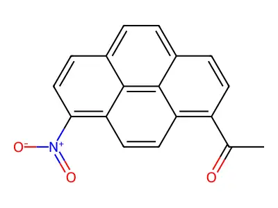 1-(8-Nitro-1-pyrenyl)-ethanone structure