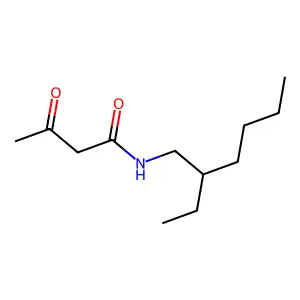 N-(2-乙基己基)-3-氧代丁酰胺 structure