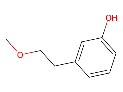 3-(2-Methoxyethyl)phenol structure