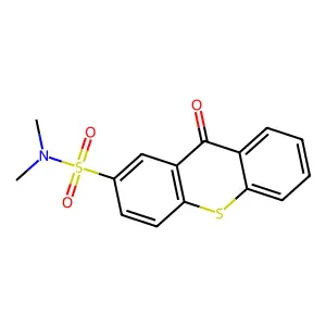 9H-Thioxanthene-2-sulfonamide, N,N-dimethyl-9-oxo- structure